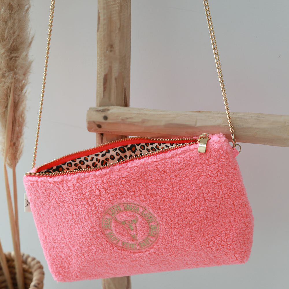 Teddy crossbody bag coral