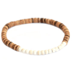 Bracelet  coco blanco for men